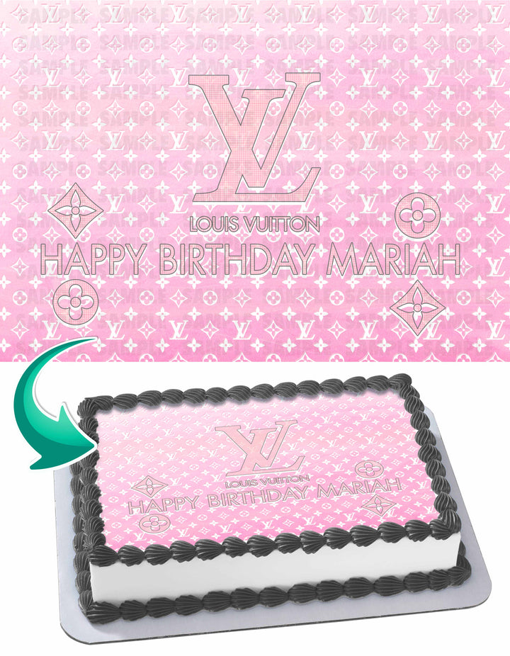 Louis Vuitton GLR Edible Cake Toppers