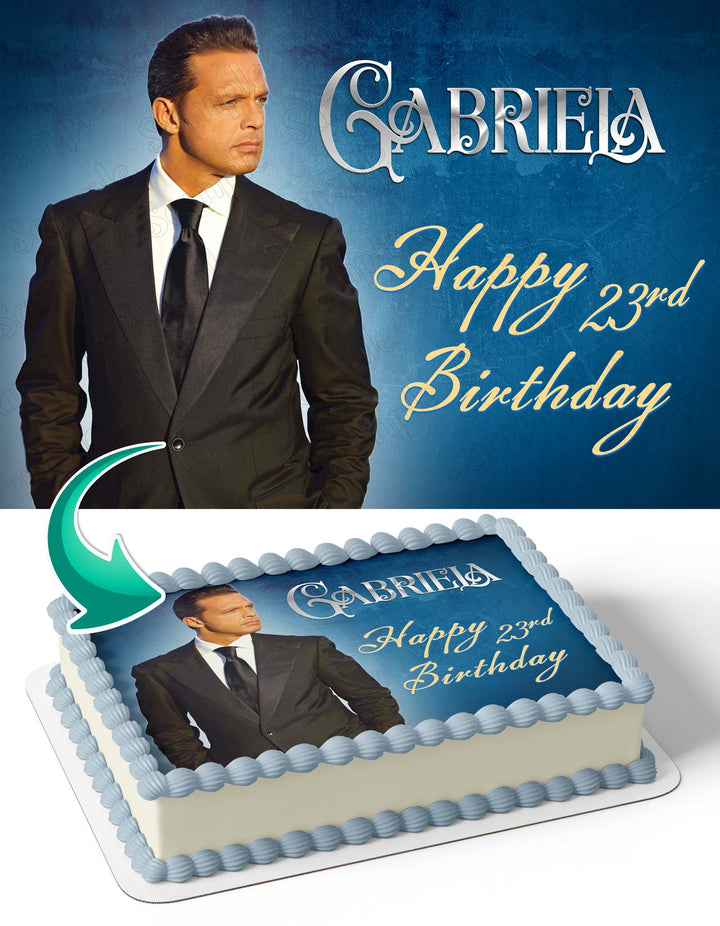 Luis Miguel Edible Cake Toppers