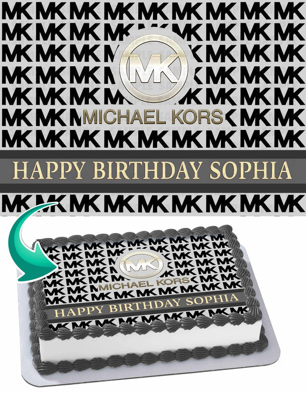 Michael Kors Edible Cake Toppers