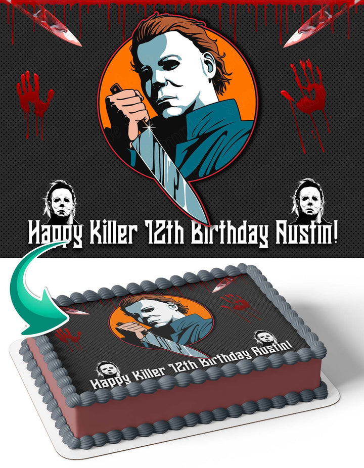 Michael Myers Edible Cake Toppers
