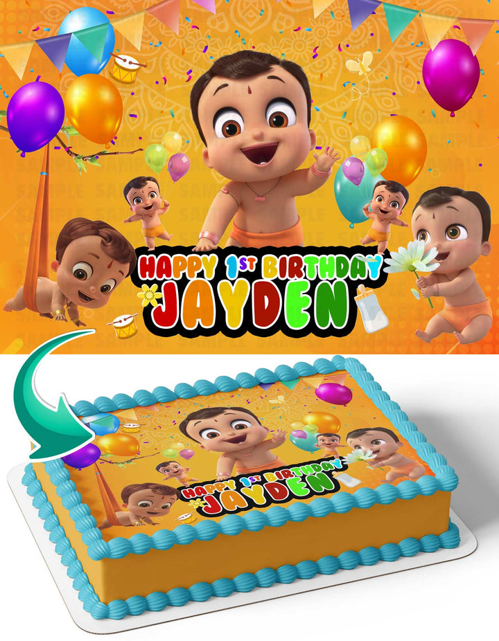 Mighty Little Bheem Edible Cake Toppers