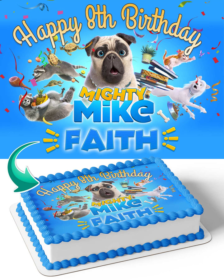 Mighty Mike Edible Cake Toppers