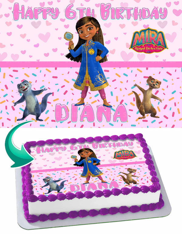 Mira Royal Detective Edible Cake Toppers