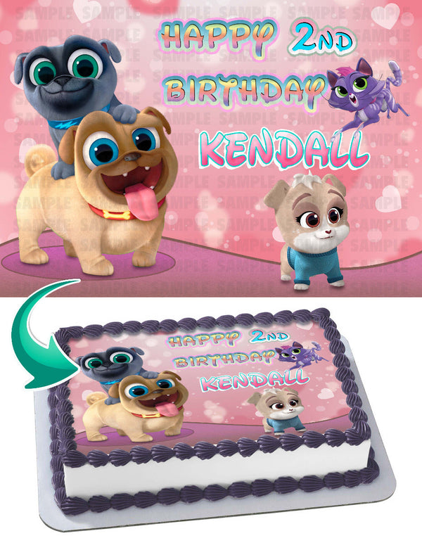 Puppy Dog Pals for Girls Edible Cake Toppers