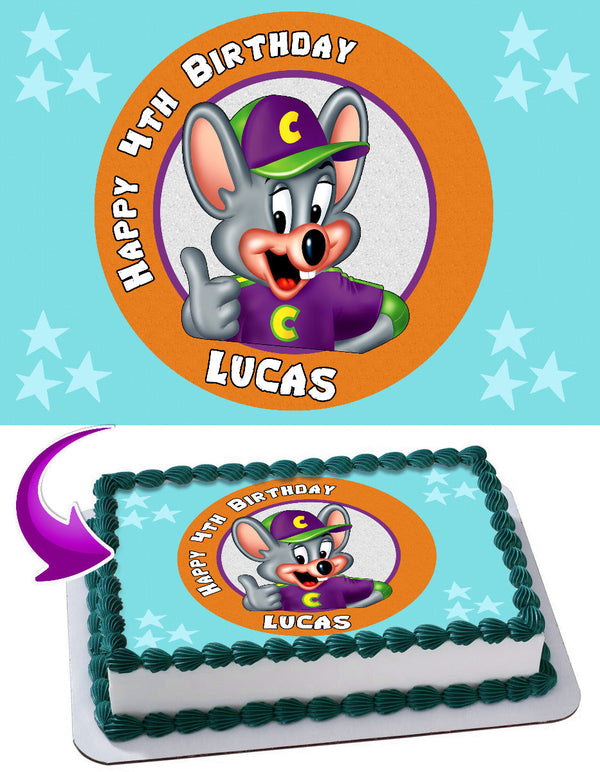 Chuck E Cheeses Edible Cake Toppers