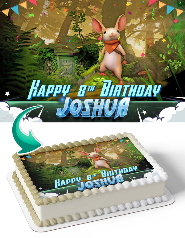 Moss VR Game Edible Cake Toppers