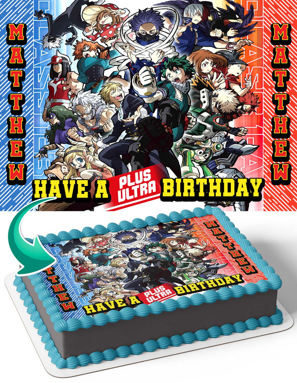 My Hero Academia Season 5 Edible Cake Toppers