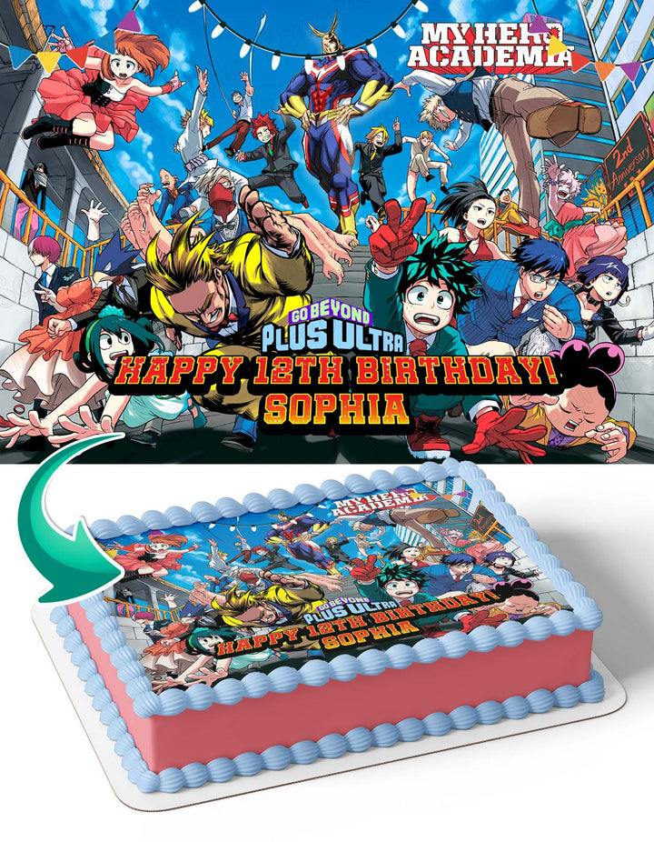 My Hero Academia 3 Edible Cake Toppers