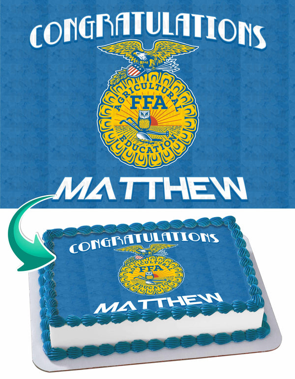 National FFA Organization Edible Cake Toppers