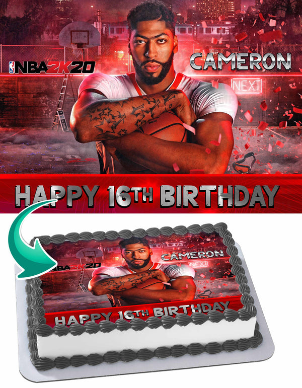 NBA 2K20 Edible Cake Toppers