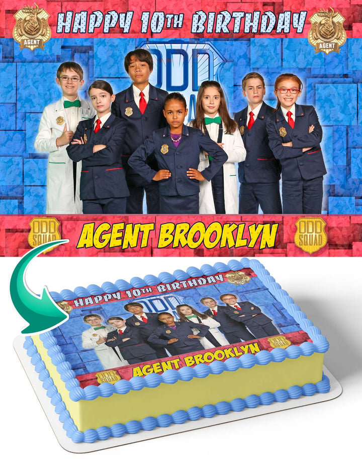 Odd Squad Edible Cake Toppers