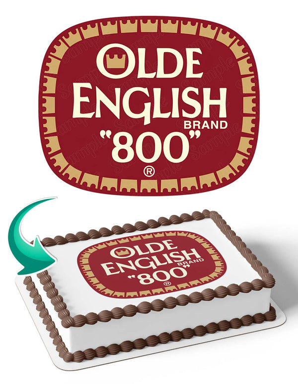 Olde English 800 Cake Deco Edible Cake Toppers