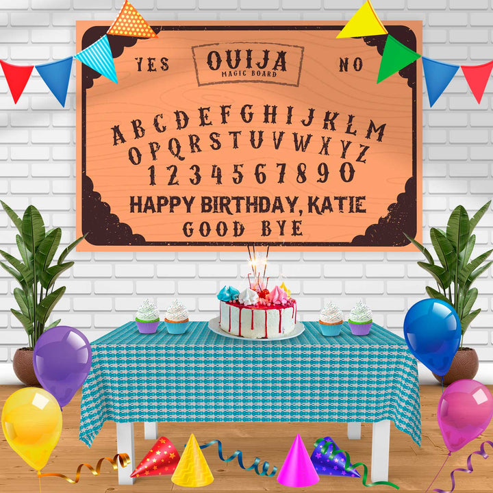 OUIJA BOARD Birthday Banner Personalized Party Backdrop Decoration