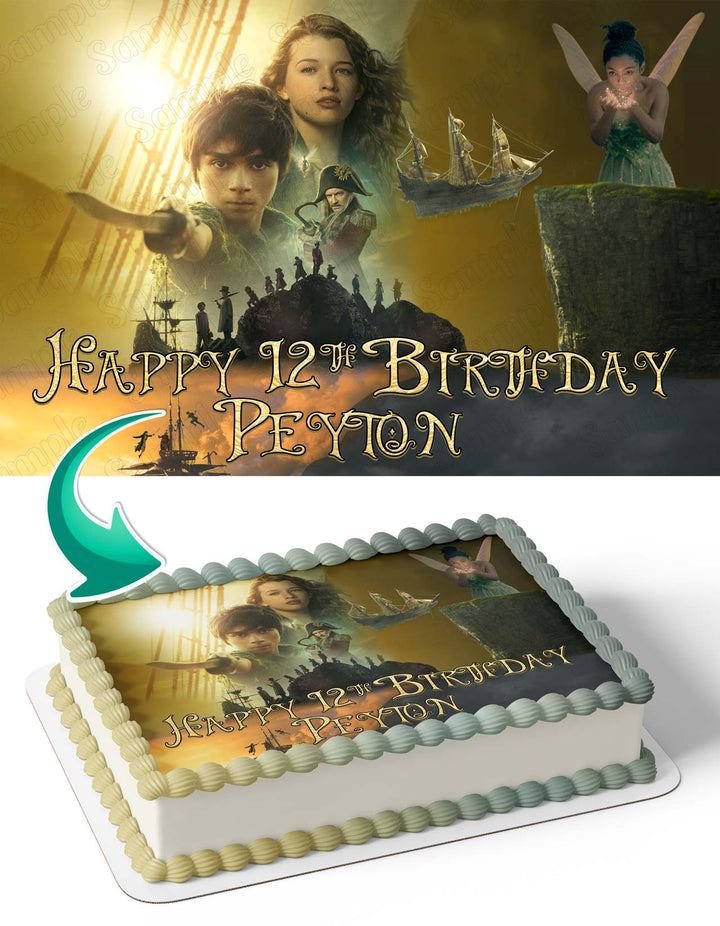 Peter Pan Wendy Disney PP Edible Cake Toppers