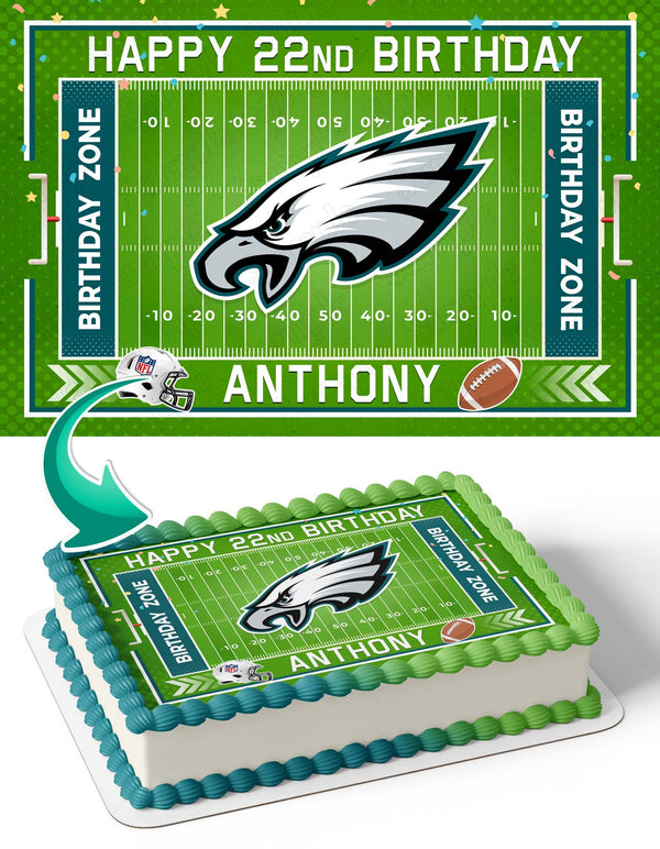 Philadelphia Eagles Edible Cake Toppers