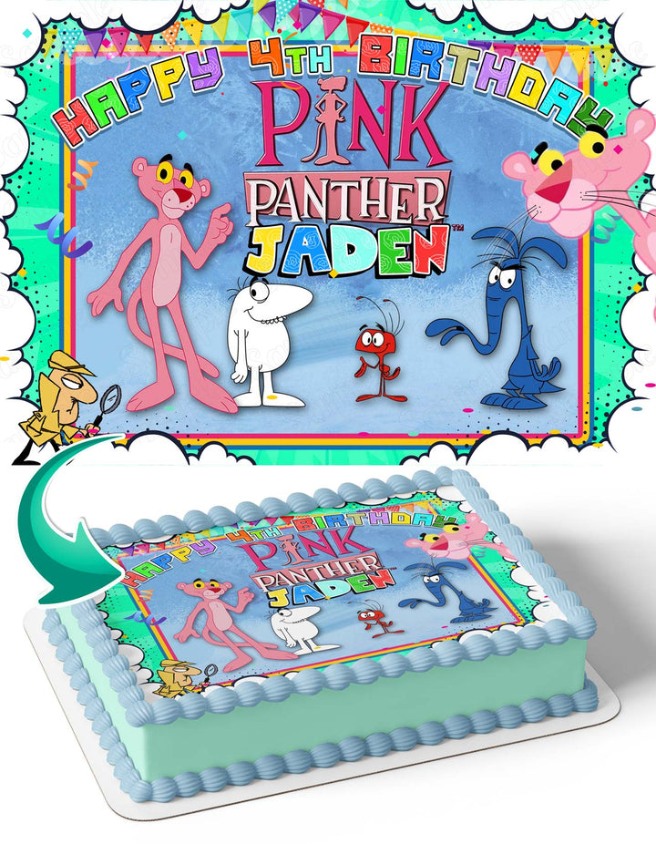 Pink Panther and Pals Edible Cake Toppers