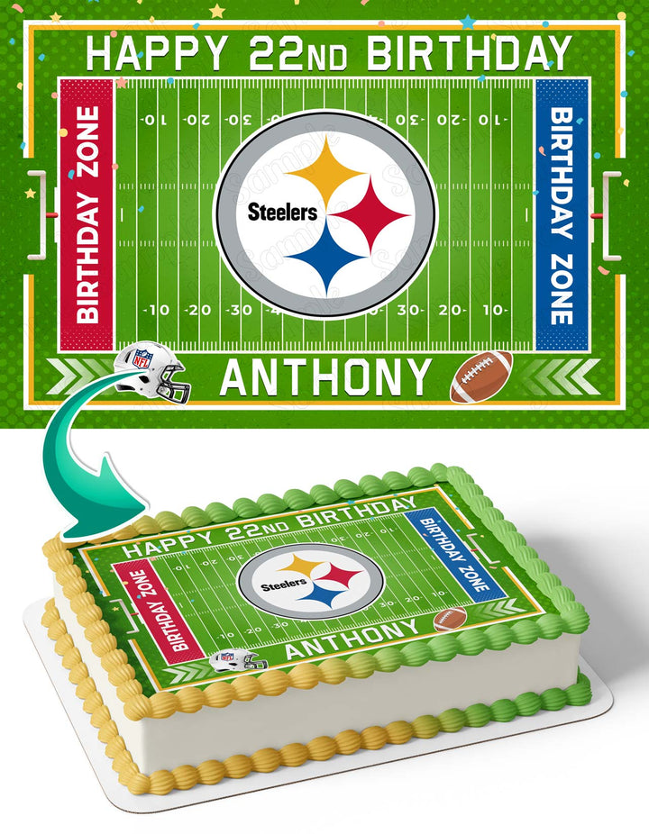 Pittsburgh Steelers Edible Cake Toppers