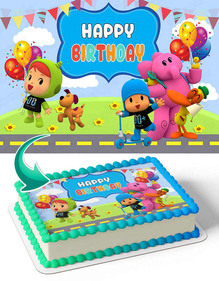 Pocoyo FriendsPFT Edible Cake Toppers