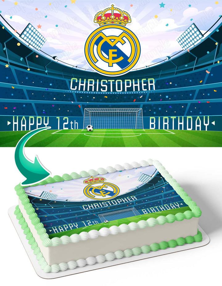 Real Madrid CF Edible Cake Toppers