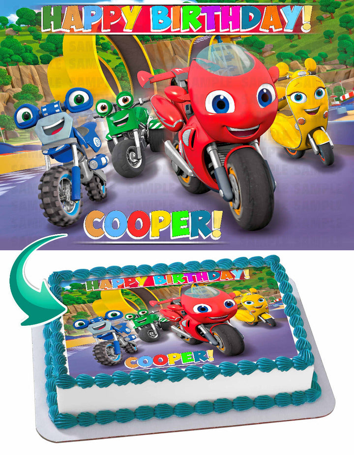 Ricky Zoom Edible Cake Toppers