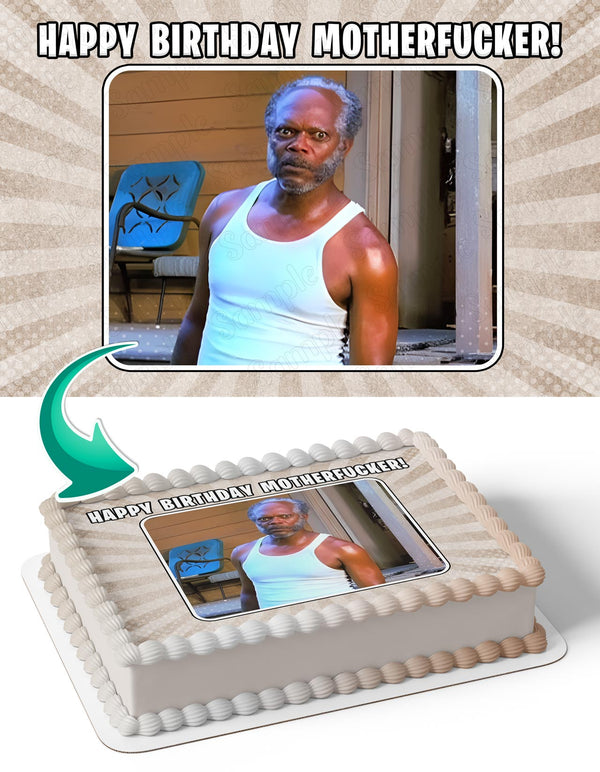 Samuel L Jackson Meme Edible Cake Toppers