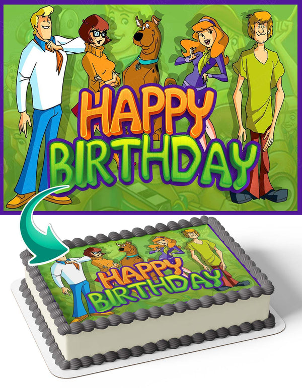 ScoobyDoo Shaggy SC Edible Cake Toppers