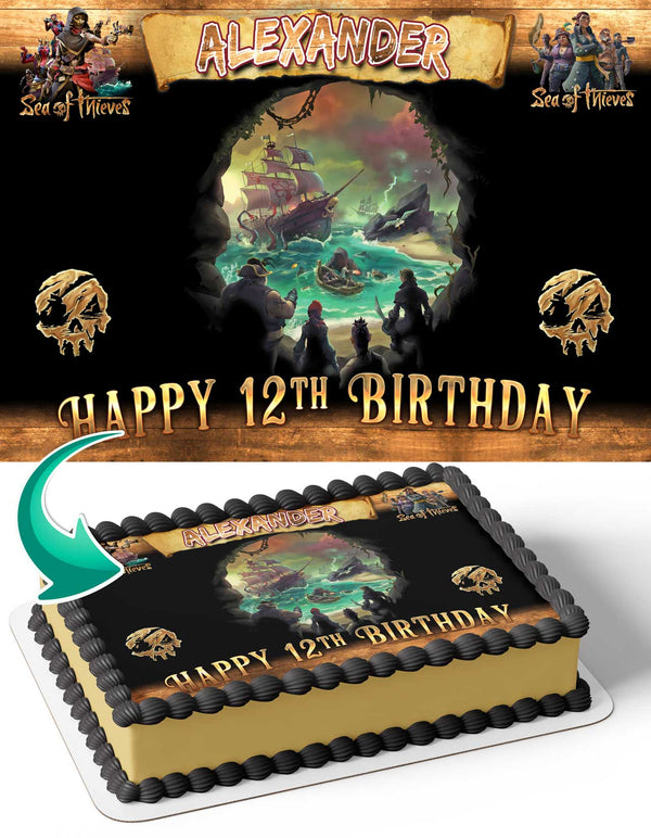 Sea of Thieves Edible Cake Toppers