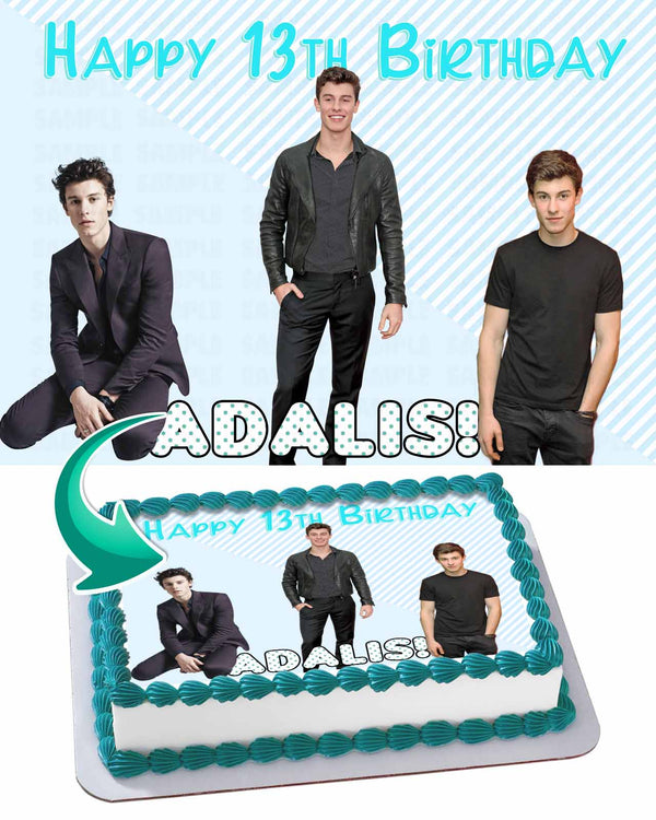 Shawn Mendes Edible Cake Toppers