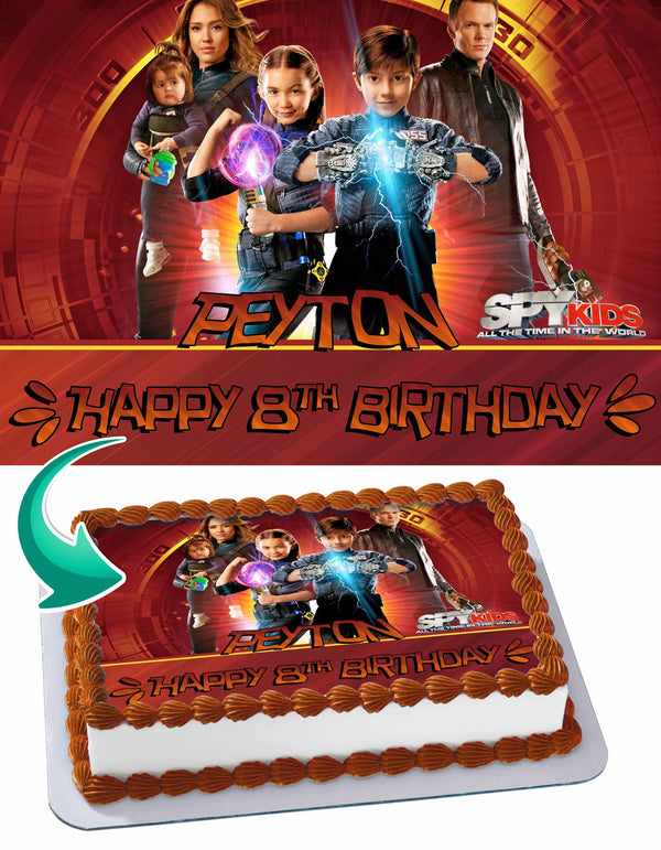 Spy Kids Edible Cake Toppers