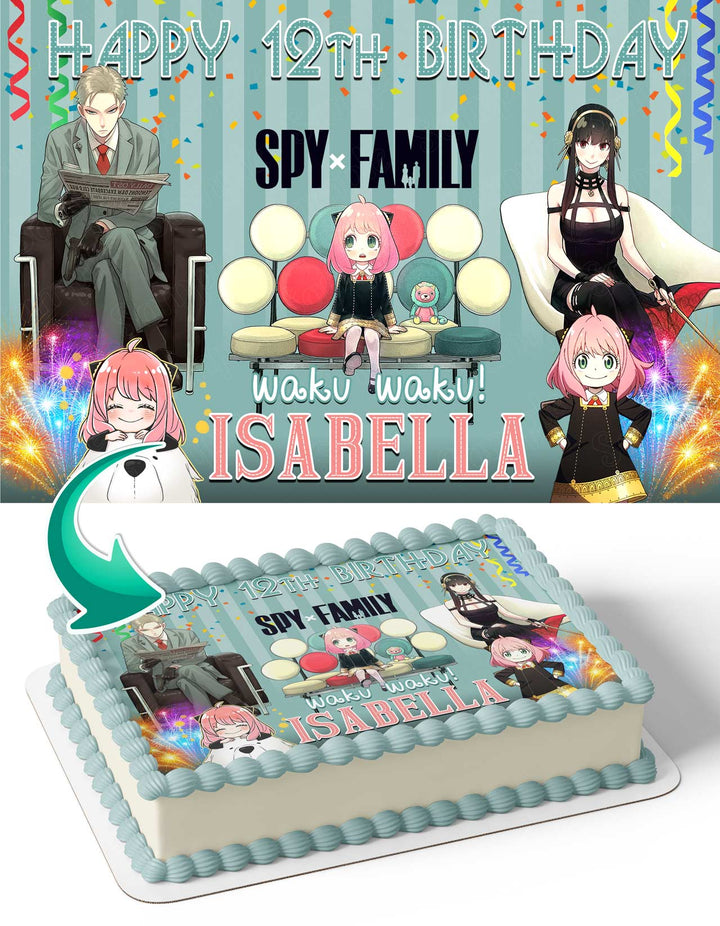 Spy x Family GR Edible Cake Toppers