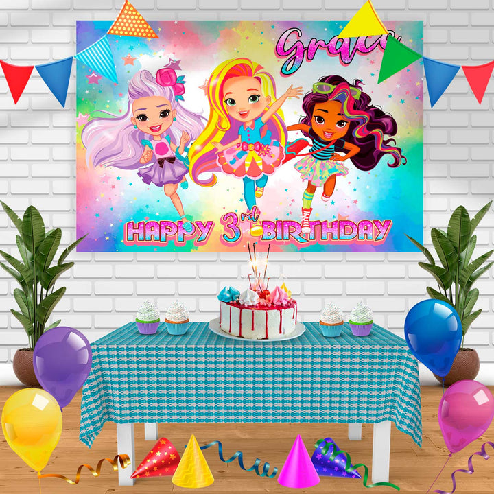 Sunny Day Birthday Banner Personalized Party Backdrop Decoration