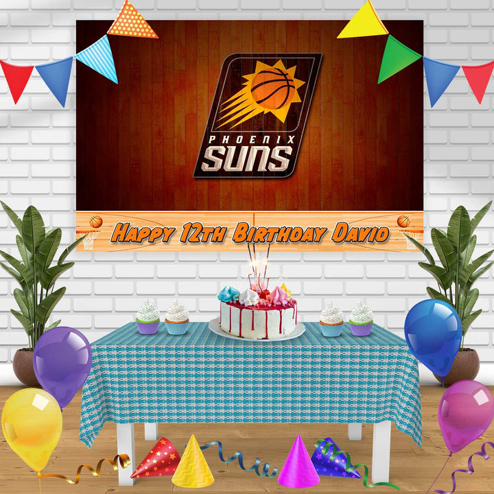SUNS Birthday Banner Personalized Party Backdrop Decoration