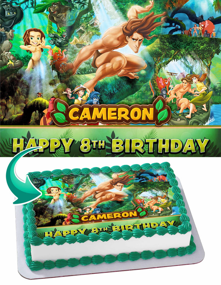 Tarzan Jungle Book Edible Cake Toppers