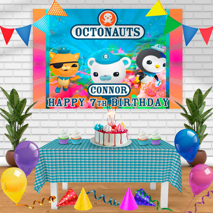 The Octonauts Birthday Banner Personalized Party Backdrop Decoration