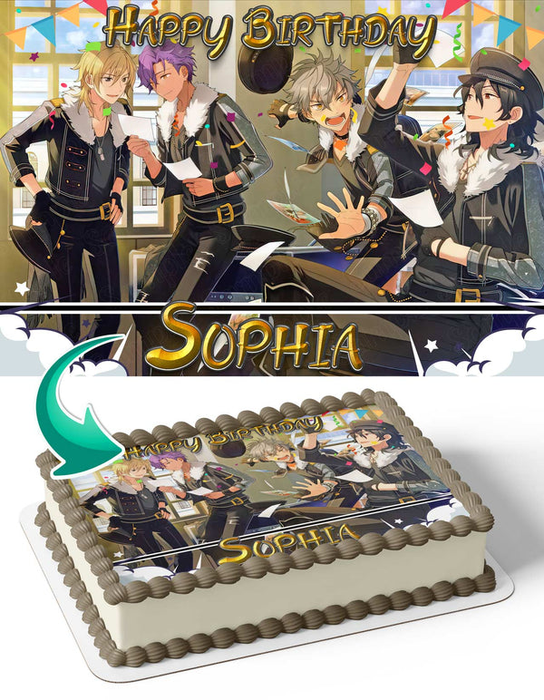 The Ensemble Stars Undead Edible Cake Toppers