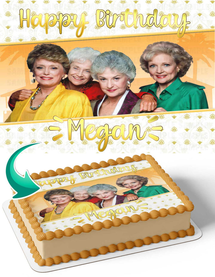 The Golden Girls Edible Cake Toppers