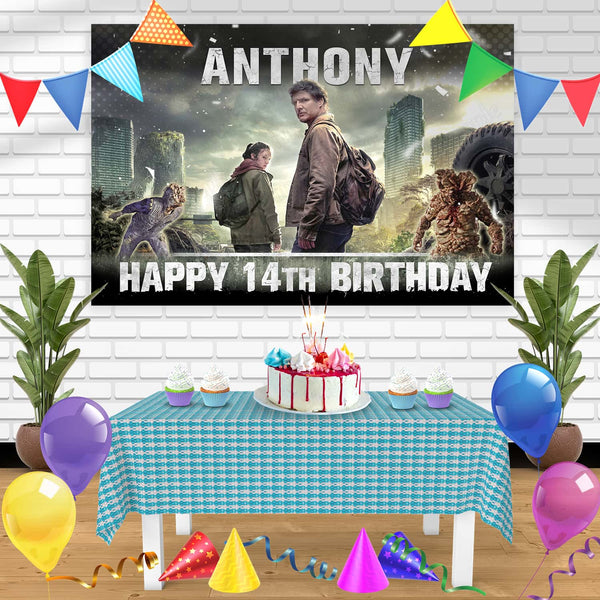 The Last Of Us Birthday Banner Personalized Party Backdrop Decoration