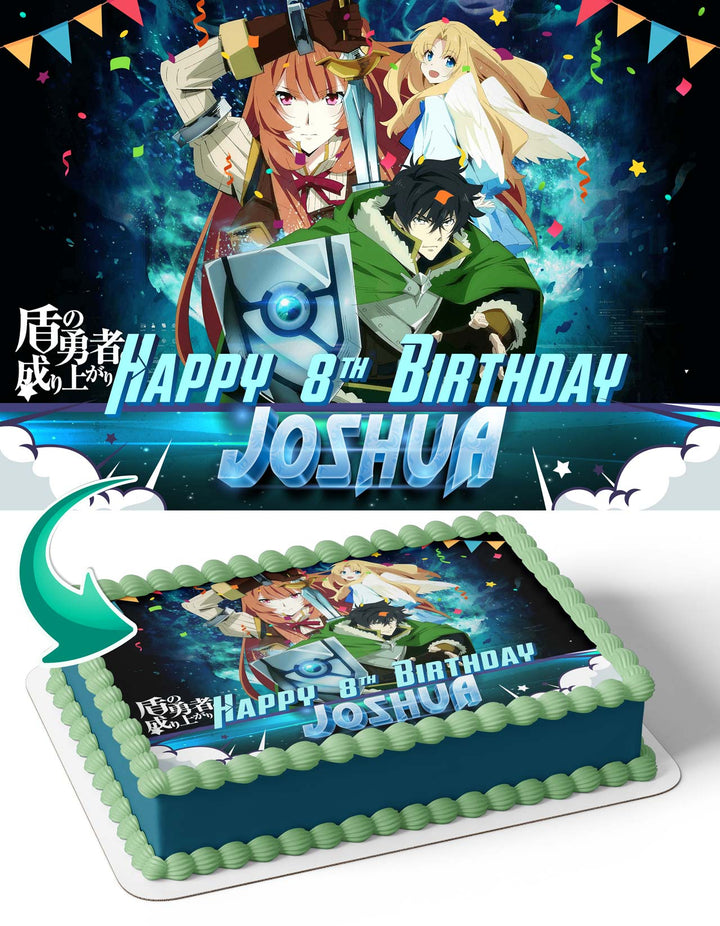 The Rising of the Shield Hero Edible Cake Toppers