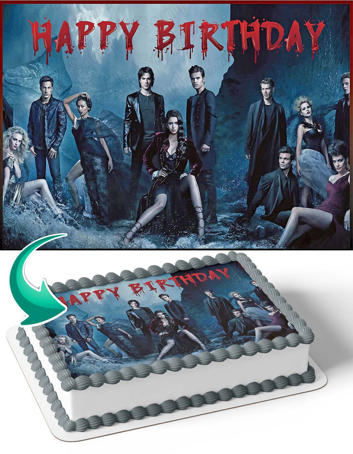 The Vampire Diaries VP Edible Cake Toppers