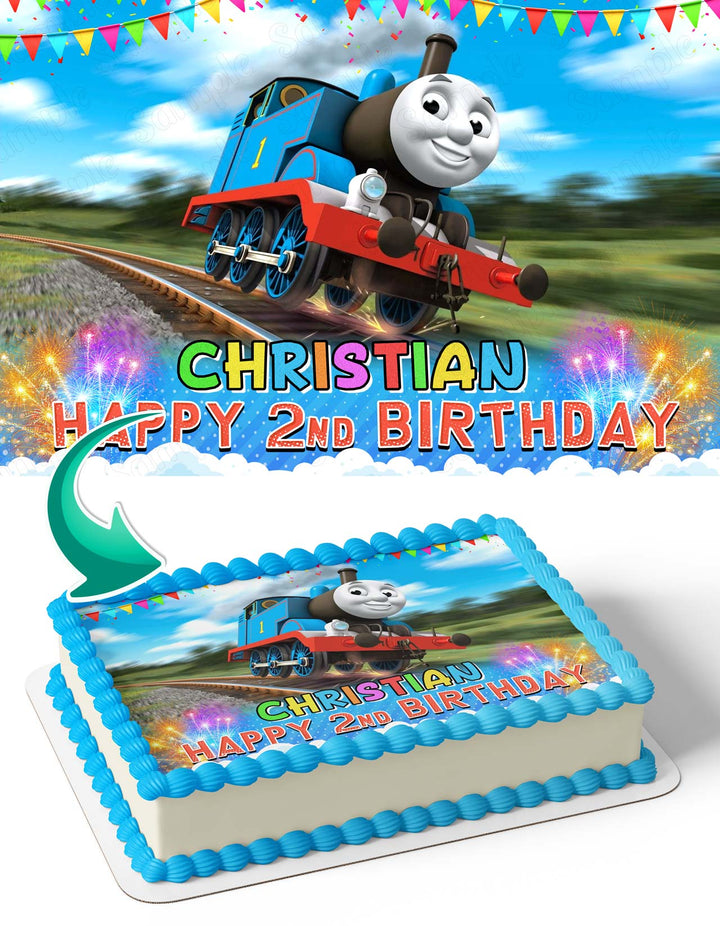 Thomas the Train Kids Edible Cake Toppers