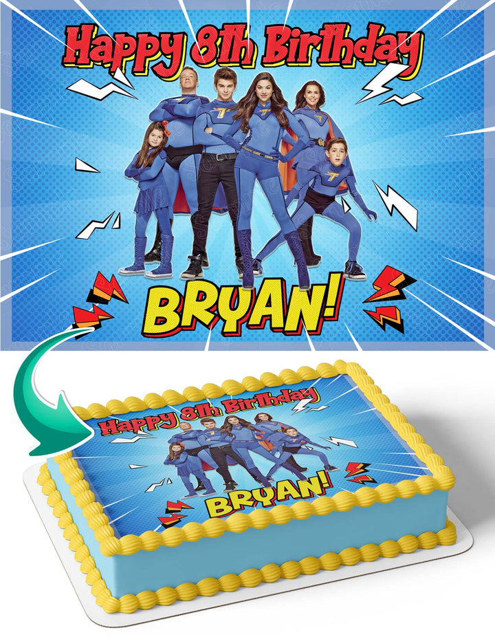 Thundermans Henry Dangers Edible Cake Toppers