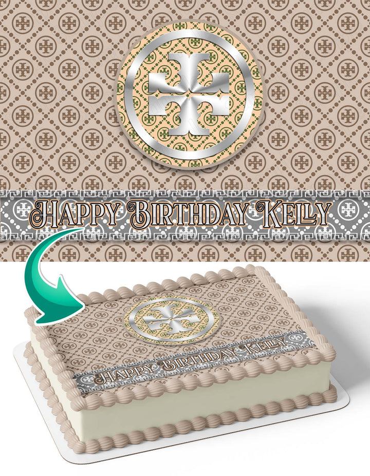 Tory Burch Fashion Edible Cake Toppers