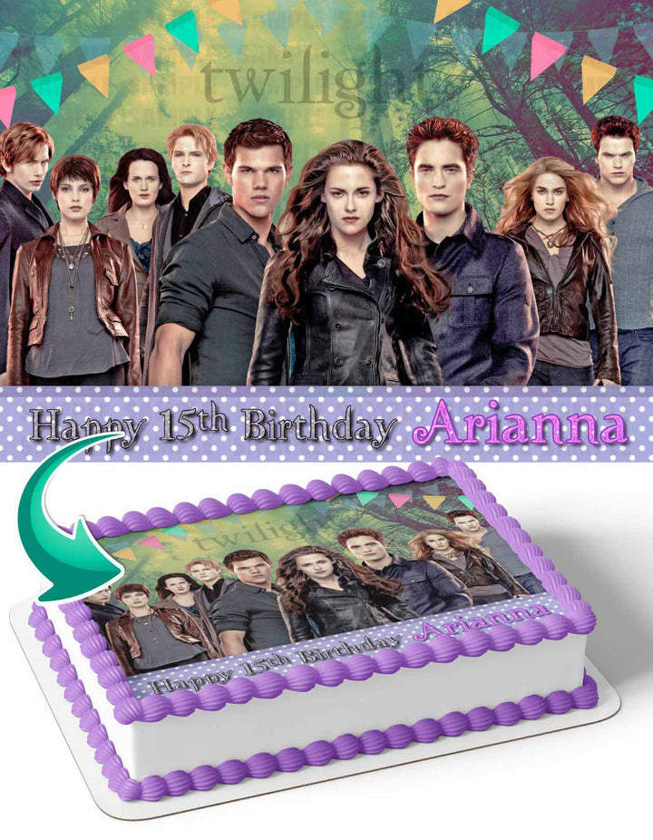 Twilight Edible Cake Toppers
