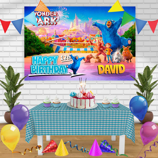 Wonder Park Birthday Banner Personalized Party Backdrop Decoration