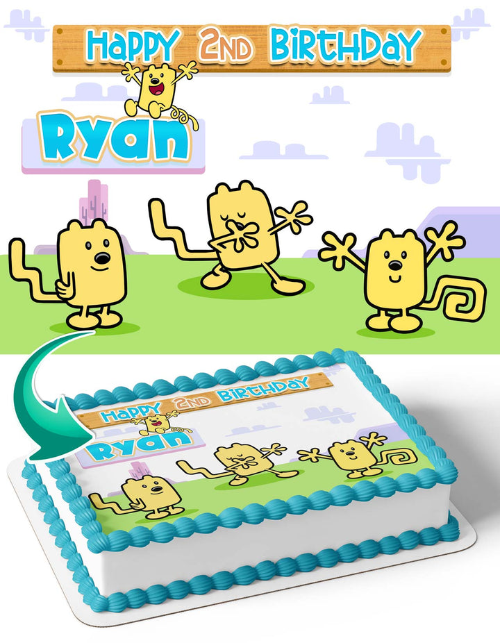 Wow Wow Wubbzy Edible Cake Toppers