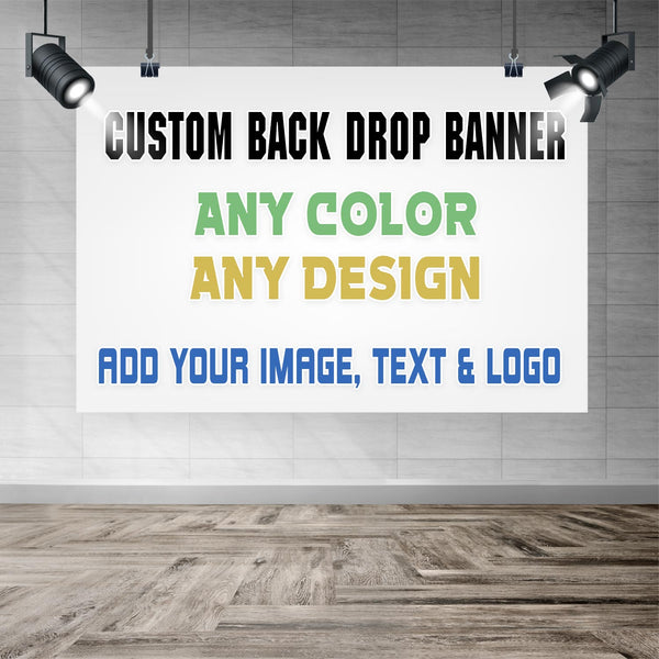 Custom Order Backdrop Banner, Birthday, Event, Wedding, Party, Anniversary, Graduation, Your Image Picture