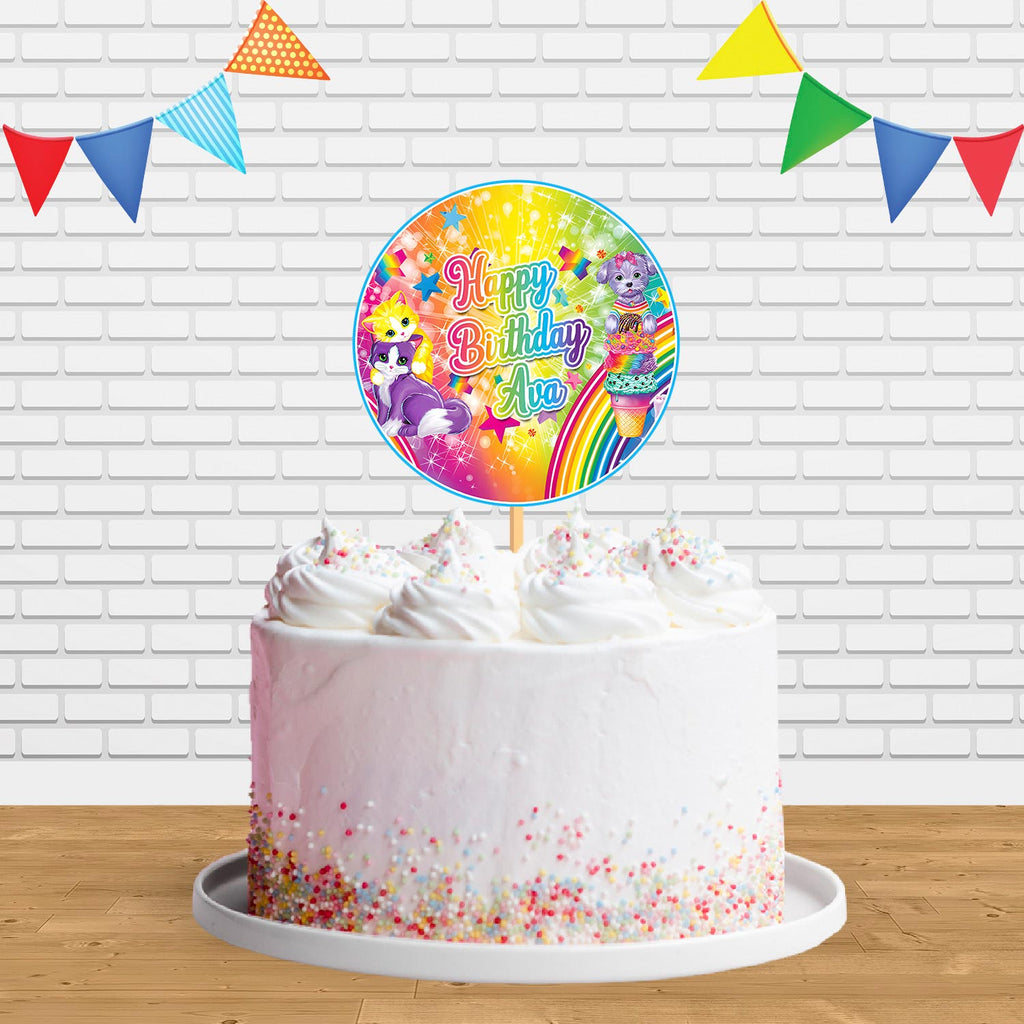 Lisa Frank Ct Cake Topper Centerpiece Birthday Party Decorations