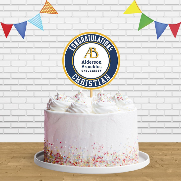 Alderson Broaddus University Cake Topper Centerpiece Birthday Party Decorations