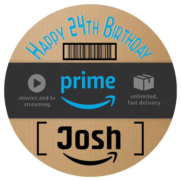 Amazon Prime Edible Cake Toppers Round