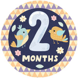 Baby 2 Months Edible Cake Toppers Round